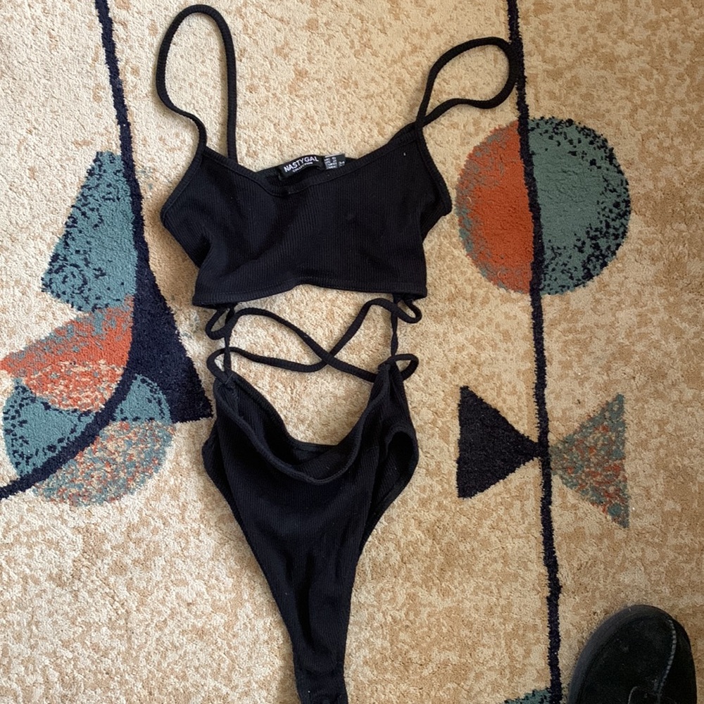 Nasty gal body suit straps